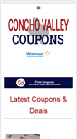 Mobile Screenshot of conchovalleycoupons.com